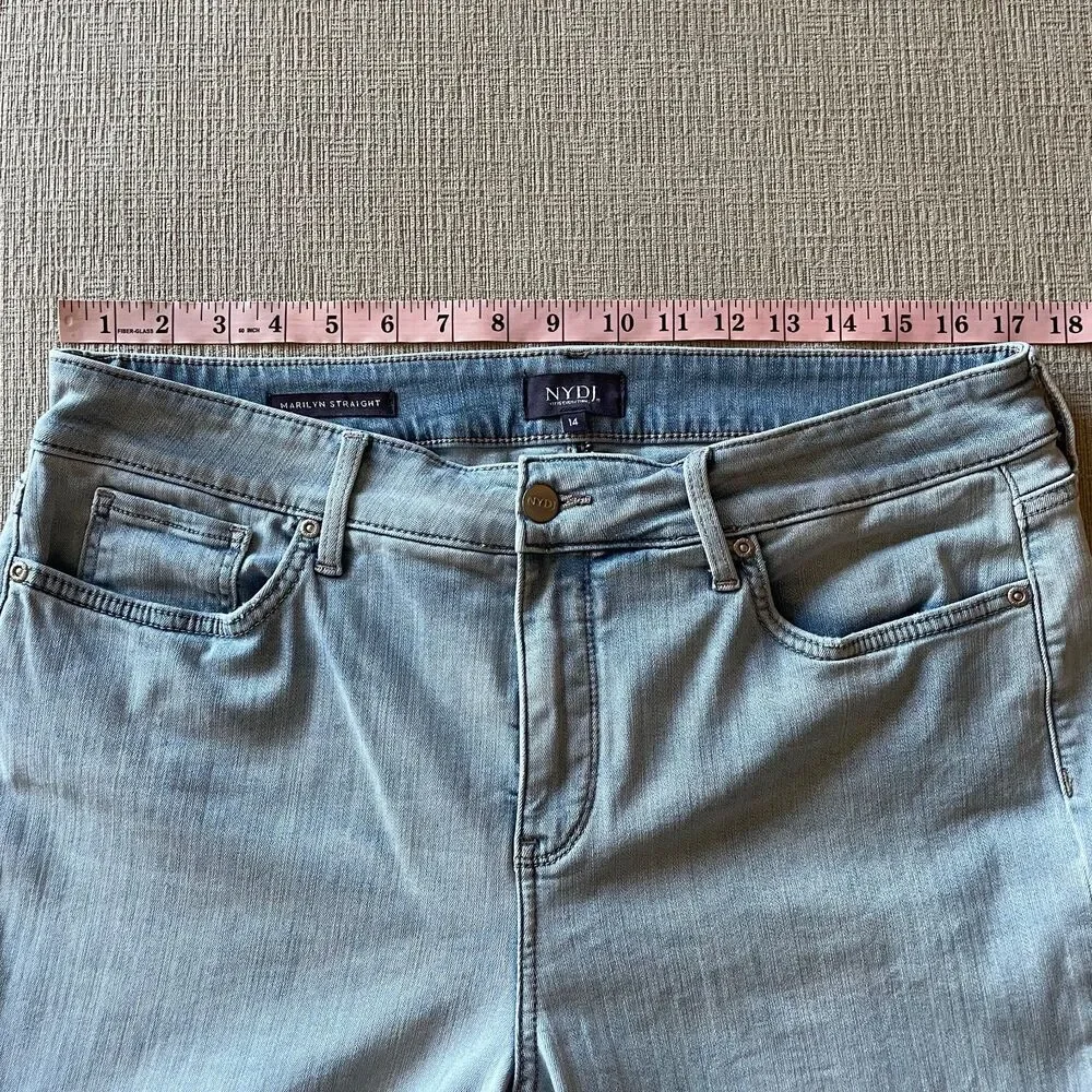 NYDJ Marilyn Ankle Jeans, size 14 - Picture 7 of 11